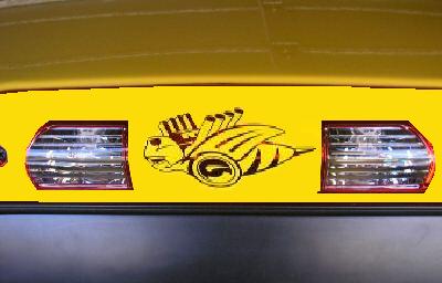 Custom 3rd Brake Light Cover Decal 02-08 Dodge Ram